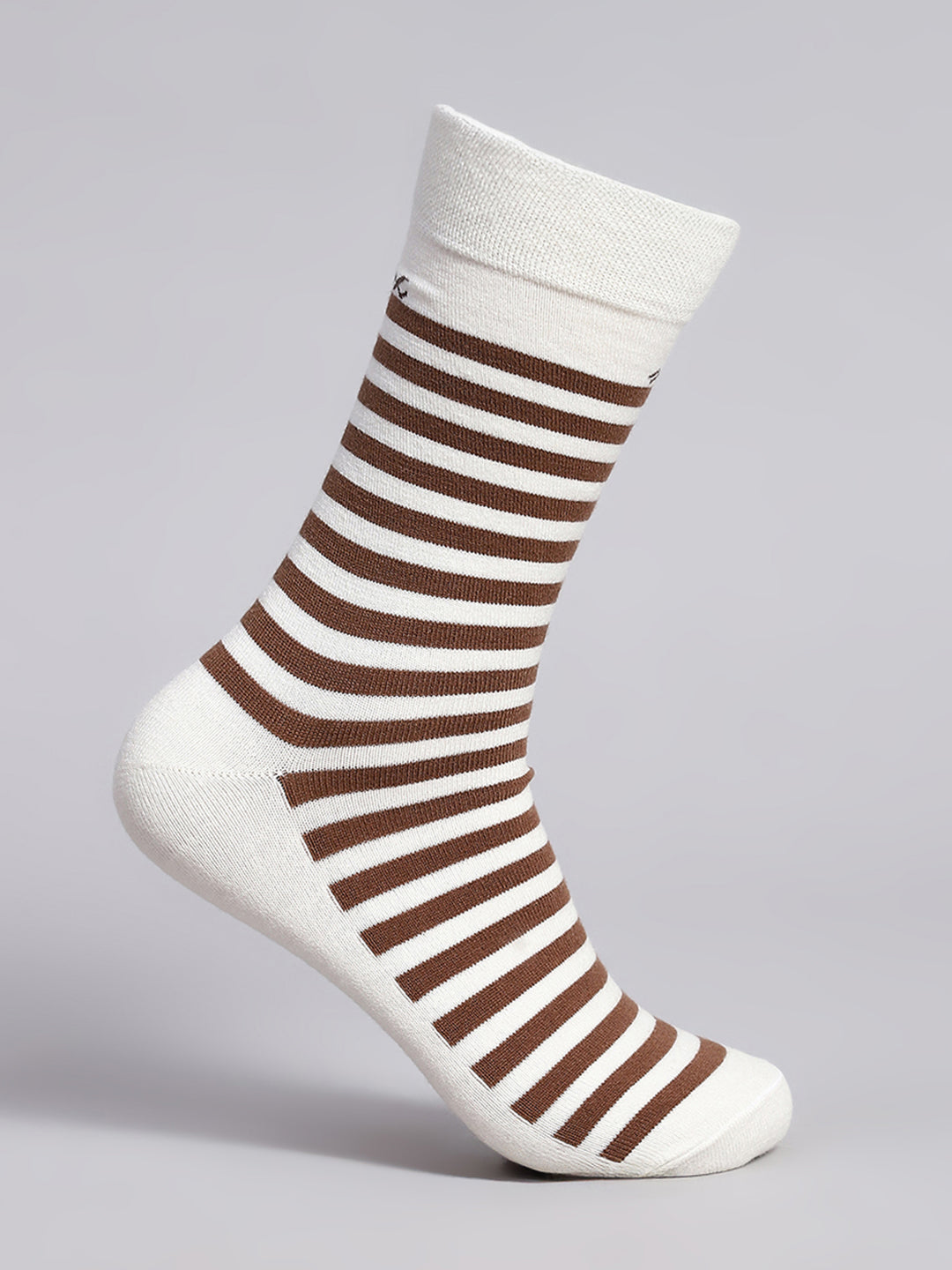 Men Cotton Blend Solid Calf Length Socks (1 Pair)