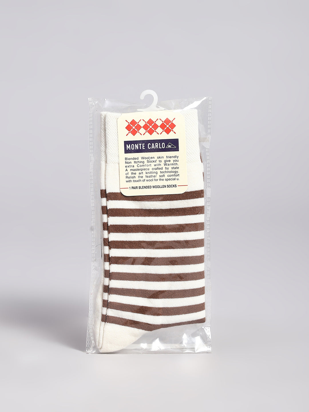 Men Cotton Blend Solid Calf Length Socks (1 Pair)