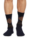 Men Cotton Blend Solid Calf Length Socks (1 Pair)