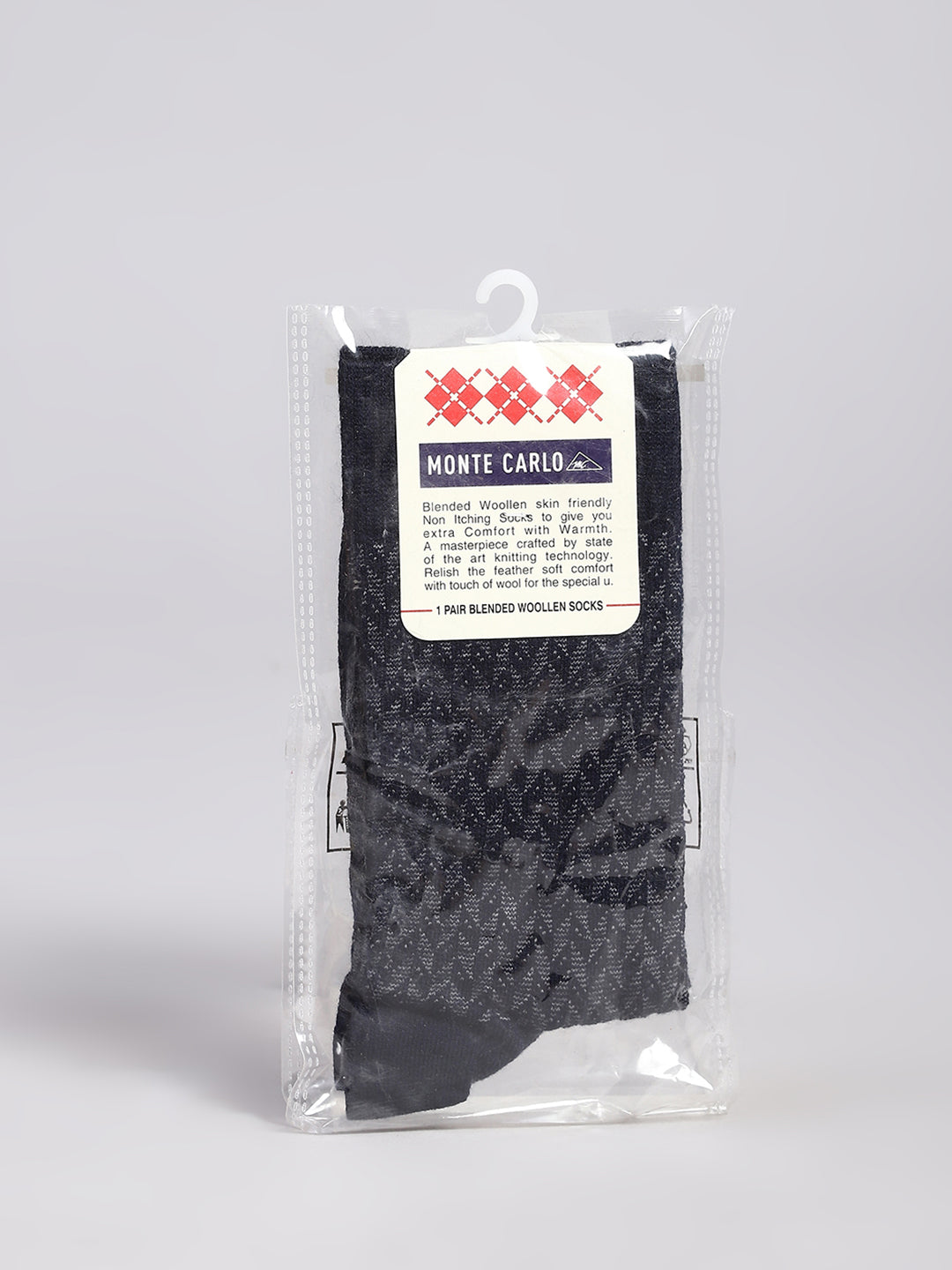 Men Cotton Blend Solid Calf Length Socks (1 Pair)