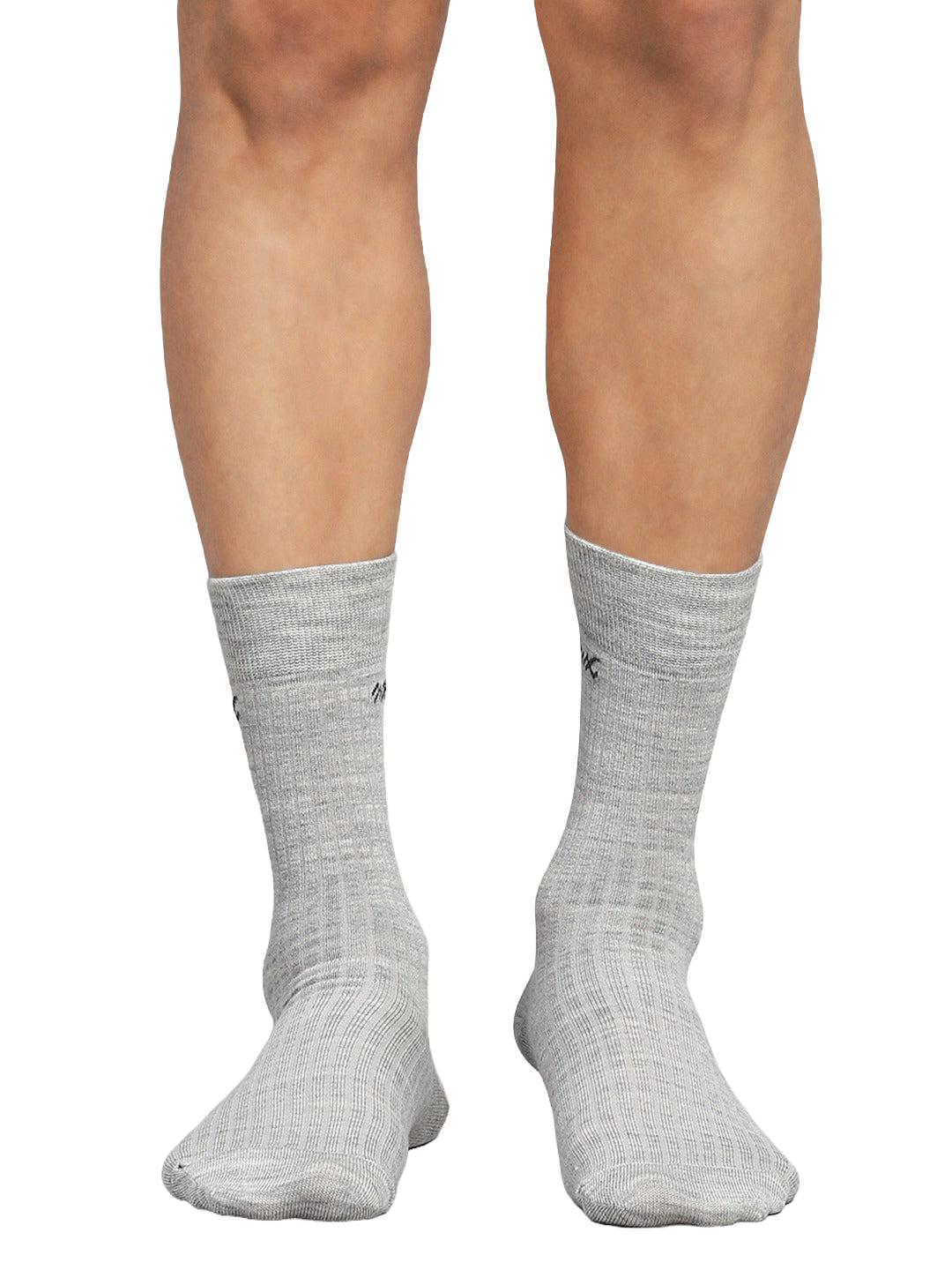 Men Cotton Blend Solid Calf Length Socks (1 Pair)
