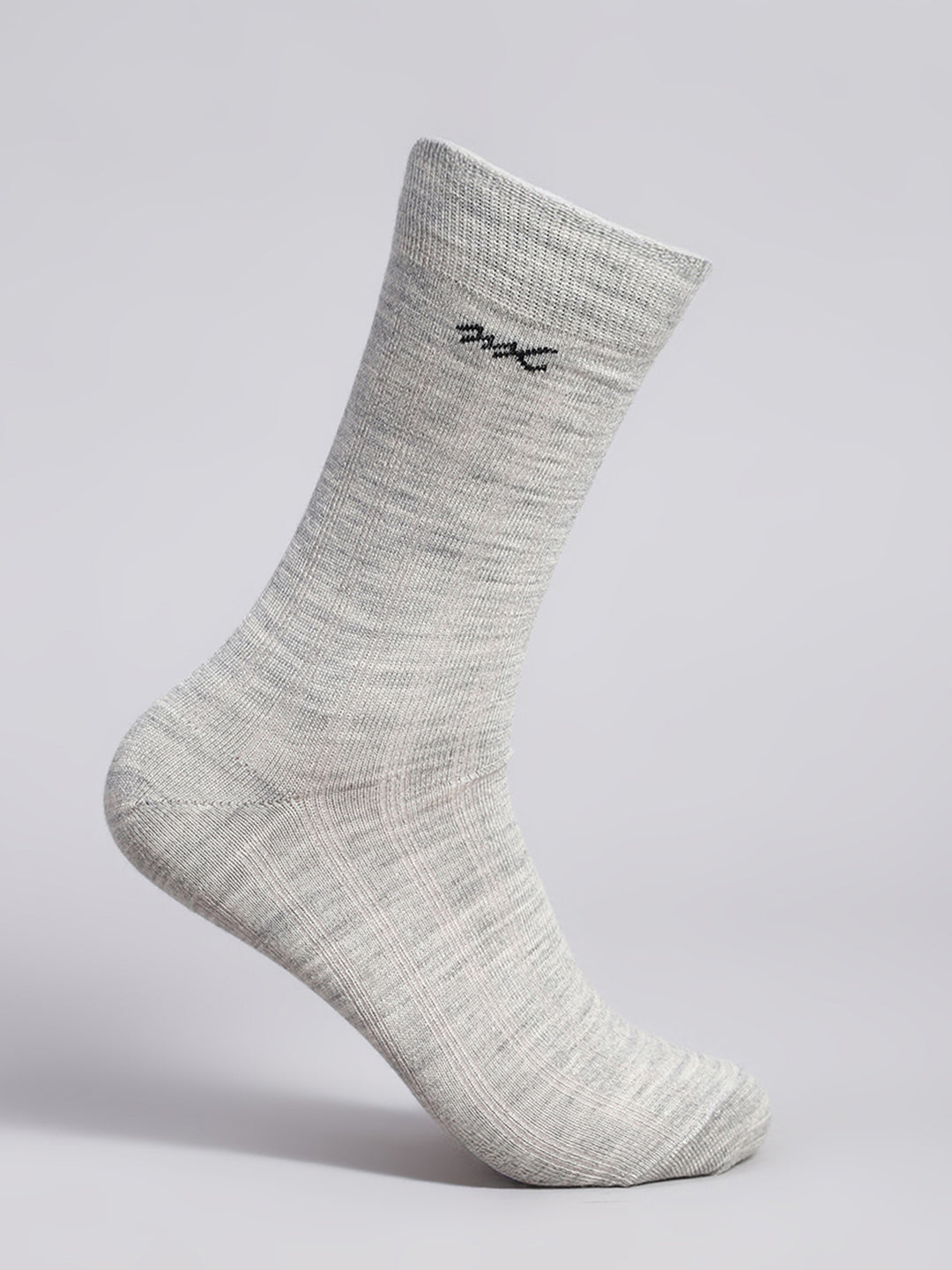 Men Cotton Blend Solid Calf Length Socks (1 Pair)