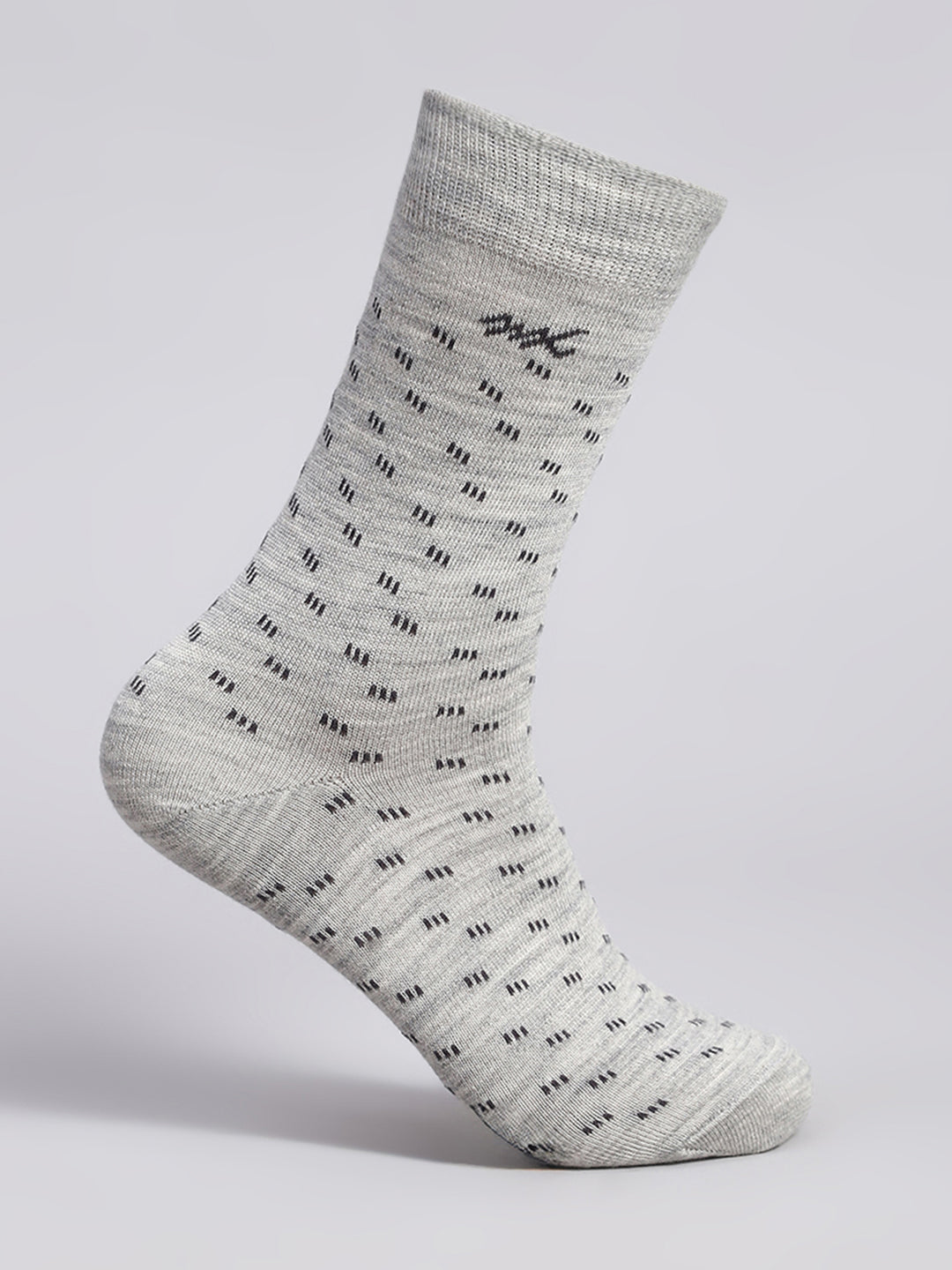Men Cotton Blend Solid Calf Length Socks (1 Pair)