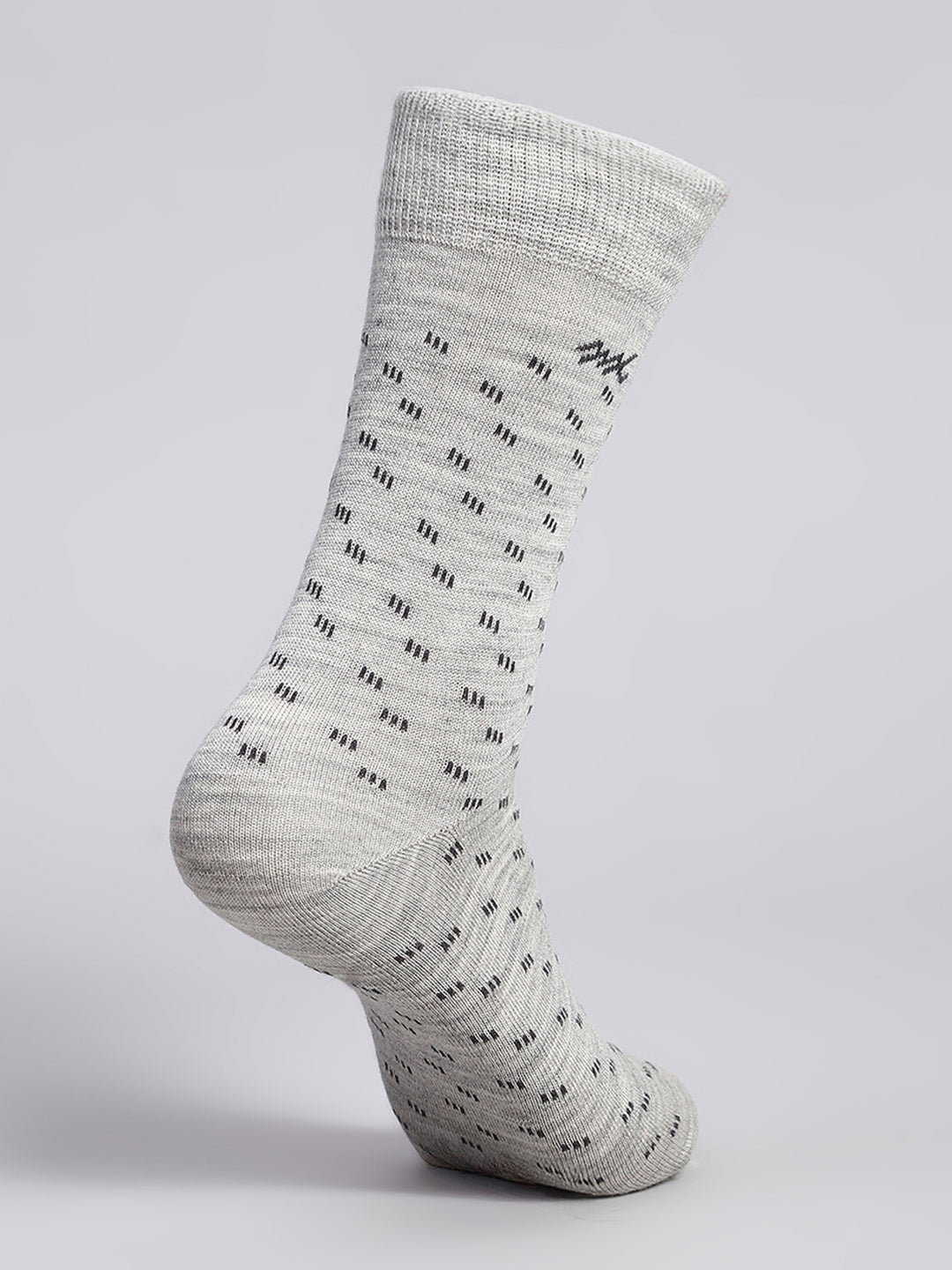 Men Cotton Blend Solid Calf Length Socks (1 Pair)