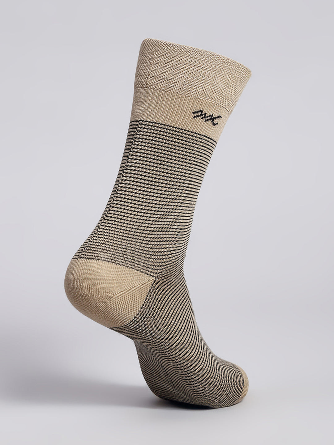 Men Cotton Blend Solid Calf Length Socks (1 Pair)