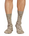 Men Cotton Blend Solid Calf Length Socks (1 Pair)