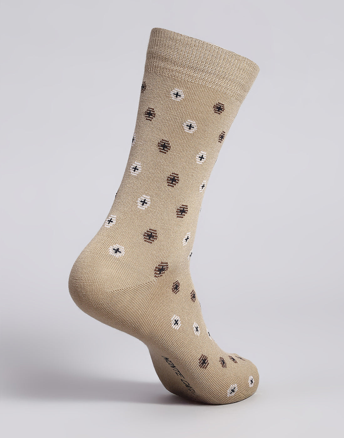 Men Cotton Blend Solid Calf Length Socks (1 Pair)