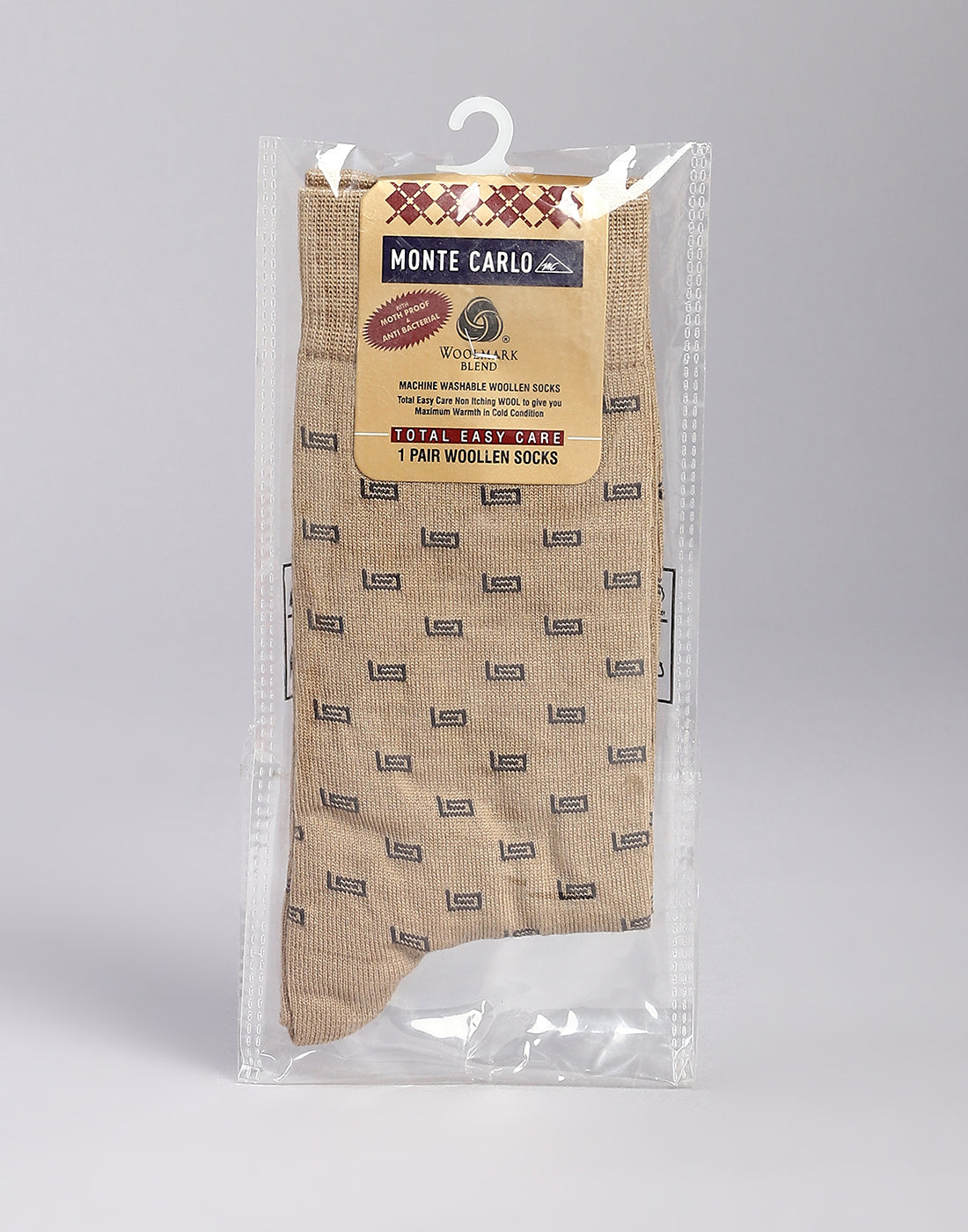 Men Cotton Blend Solid Calf Length Socks (1 Pair)