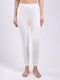 Women Off White Solid Regular Fit Thermal Lower