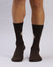 Men Cotton Blend Self Design Calf Length Socks (1 Pair)