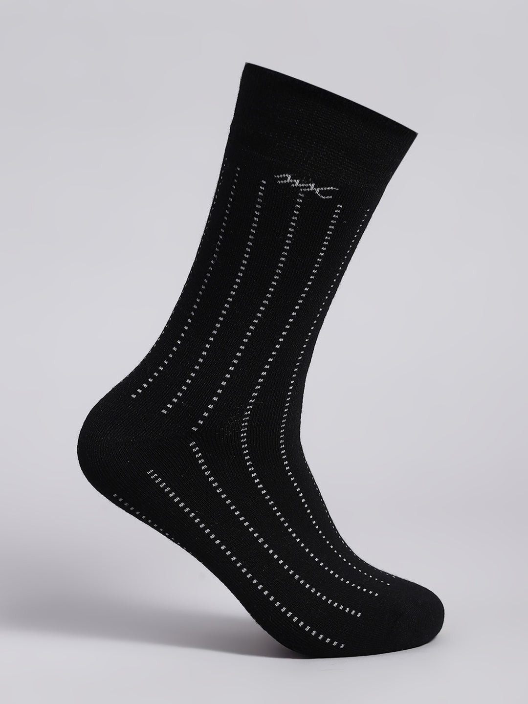 Men Wool blend Self Design Calf Length Socks (Pack of 2)