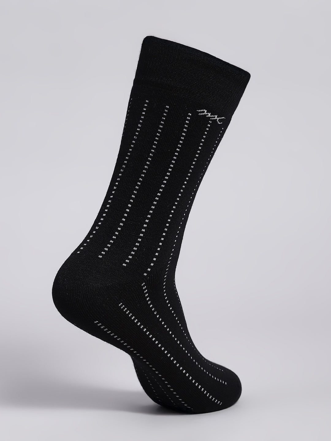 Men Wool blend Self Design Calf Length Socks (Pack of 2)
