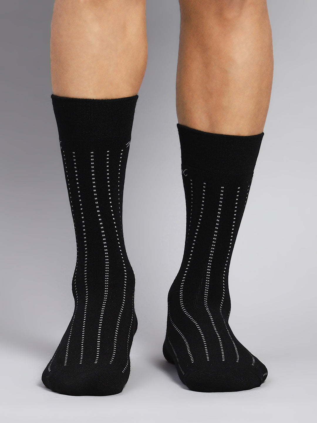 Men Wool blend Self Design Calf Length Socks (Pack of 2)