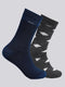Men Wool blend Self Design Calf Length Socks (Pack of 2)