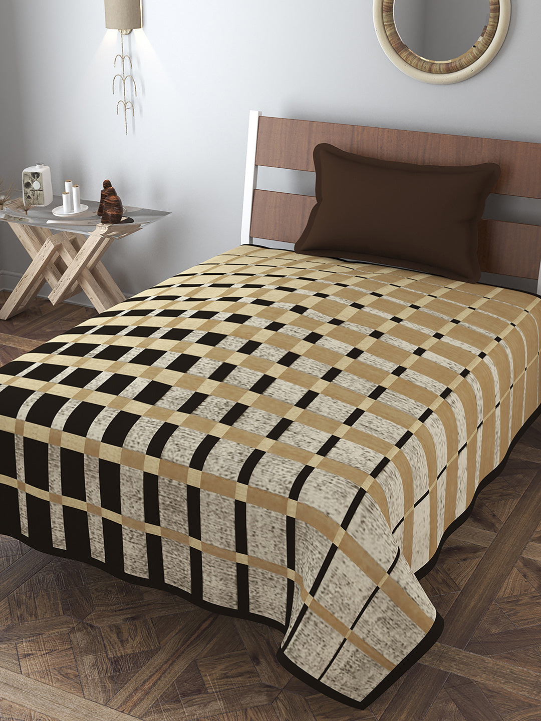 Monte Carlo Printed Single Bed 2 Ply Mink Blanket