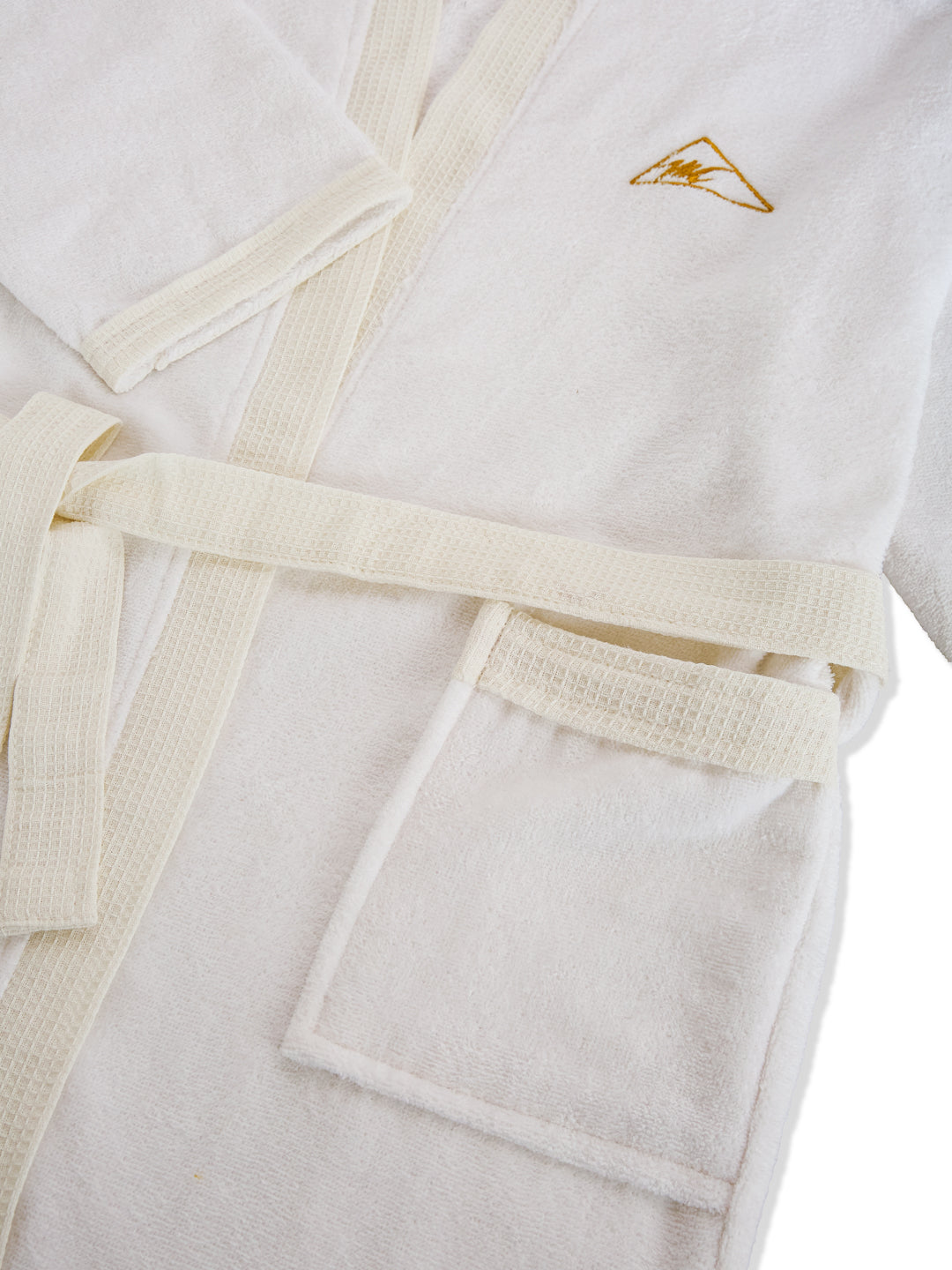 Monte Carlo Unisex Knee Length Solid Cotton Bath Robe 380 GSM with Belt and Pockets