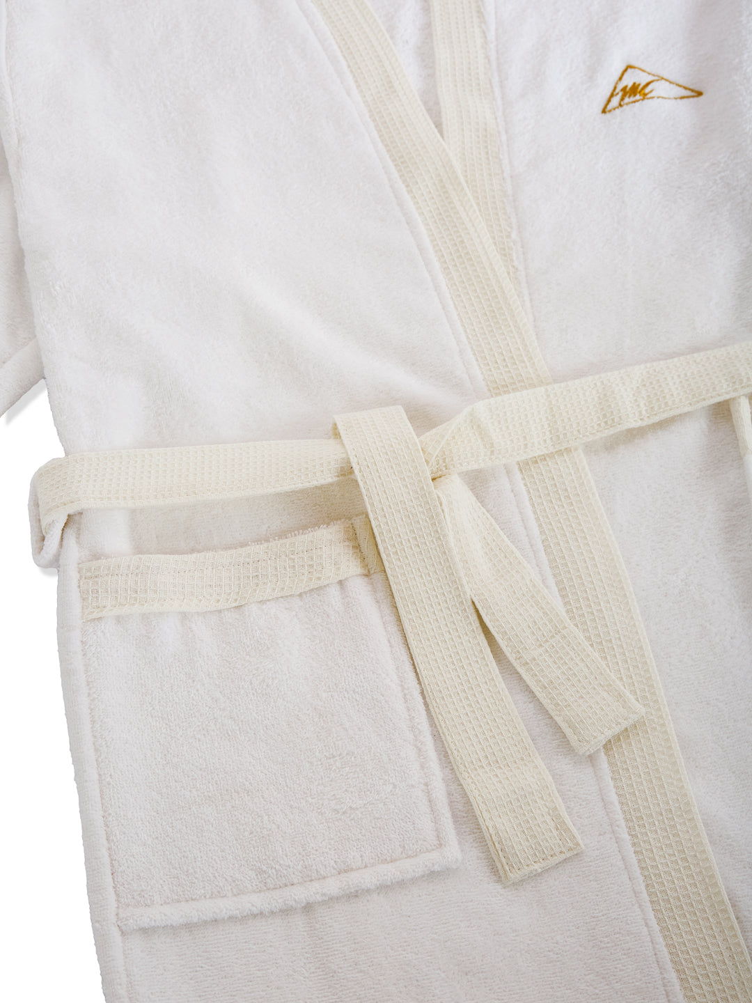 Monte Carlo Unisex Knee Length Solid Cotton Bath Robe 380 GSM with Belt and Pockets