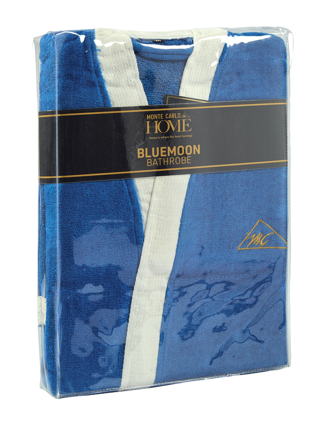 Monte Carlo Unisex Knee Length Solid Cotton Bath Robe 380 GSM with Belt and Pockets