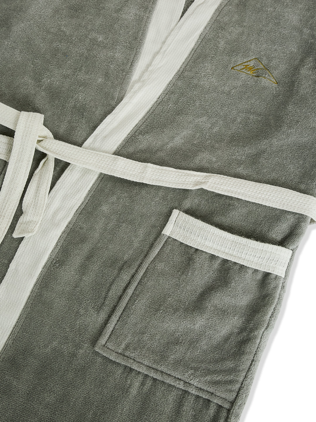 Monte Carlo Unisex Knee Length Solid Cotton Bath Robe 380 GSM with Belt and Pockets
