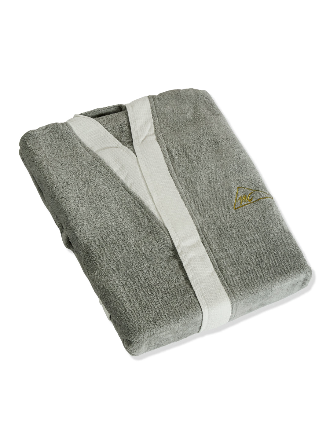 Monte Carlo Unisex Knee Length Solid Cotton Bath Robe 380 GSM with Belt and Pockets