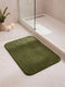 Monte Carlo Olive Solid Polyester 2000 GSM Soft and Absorbent Anti-Skid Bath Mat