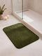 Monte Carlo Olive Solid Polyester 2000 GSM Soft and Absorbent Anti-Skid Bath Mat