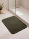 Monte Carlo Charcoal Solid Polyester 2000 GSM Soft and Absorbent Anti-Skid Bath Mat