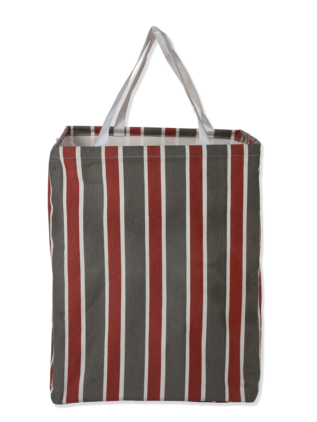 Monte Carlo Stripe Cotton Laundry Storage Bag with Handles