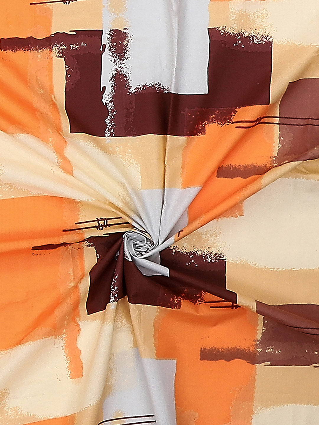 140TC Pure Cotton Queen Bedsheet with 2 Pillow Covers