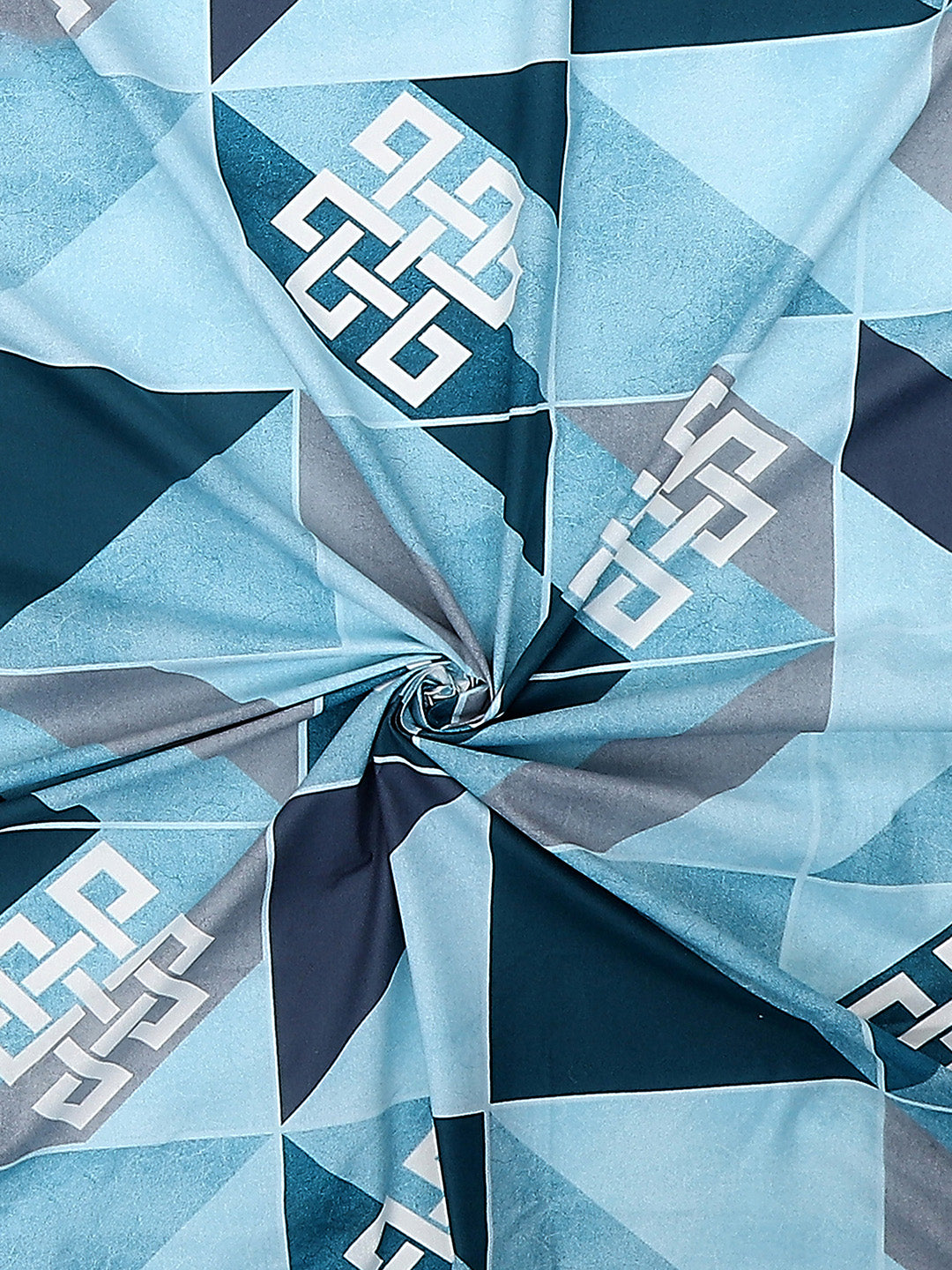 140TC Pure Cotton Queen Bedsheet with 2 Pillow Covers