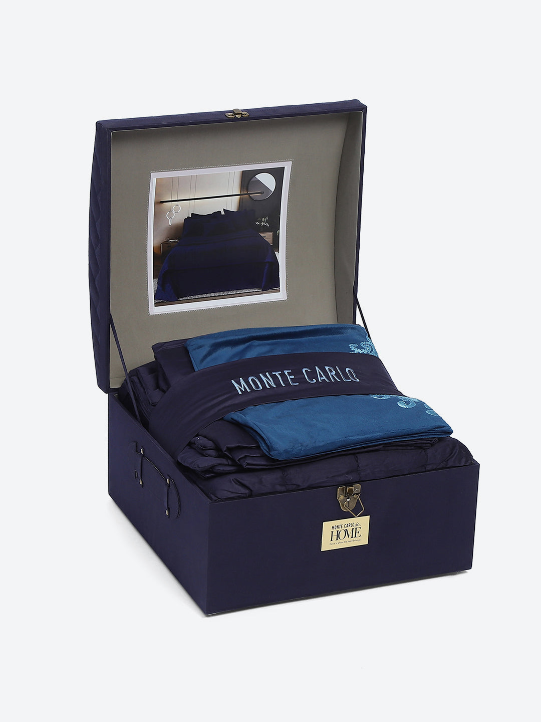 300 TC Cotton King Size Luxury 11 Pc Bedding Set (Trousseau)