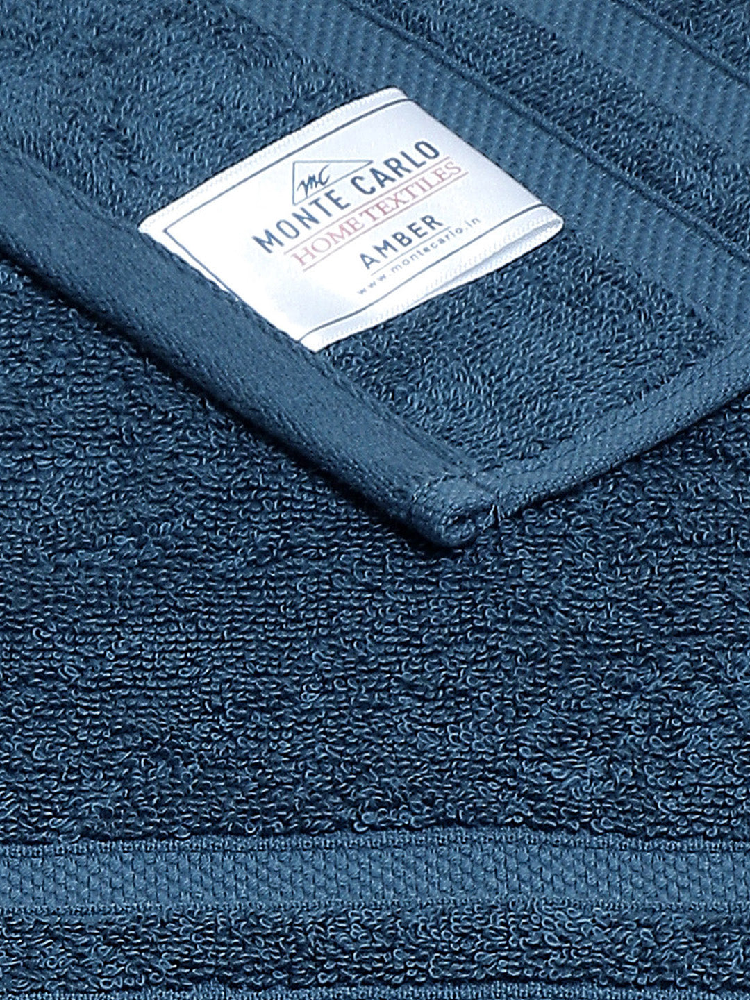 Navy Blue Cotton 525 GSM Hand Towels (Pack of 2)