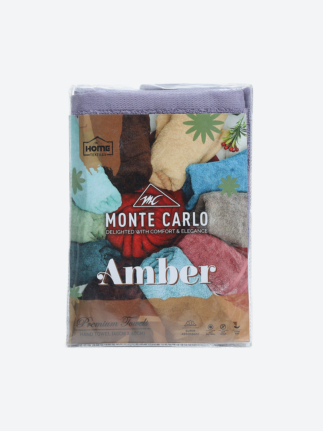 Purple Cotton 525 GSM Hand Towels (Pack of 2)