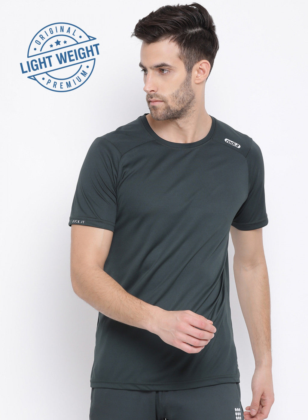 Rock.it NAvy Round Neck Regular Fit T-Shirt