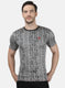 Rock.it Men Grey Printed T-Shirt