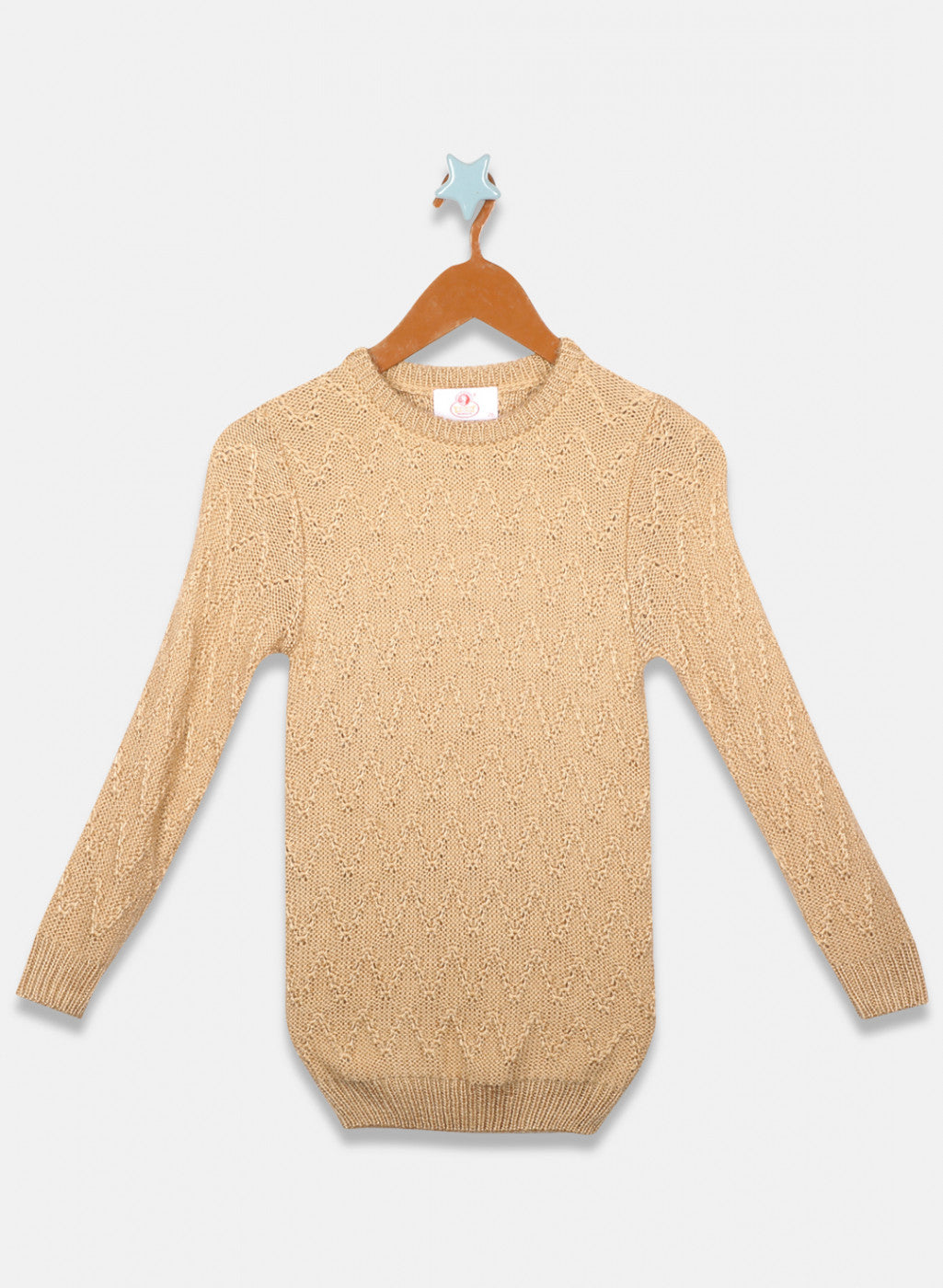 Oswal Beige Girls Top