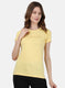 Womens Yellow Printed Top