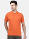 Mens Orange Plain T-Shirts
