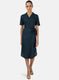 Womens Blue Self Tunic