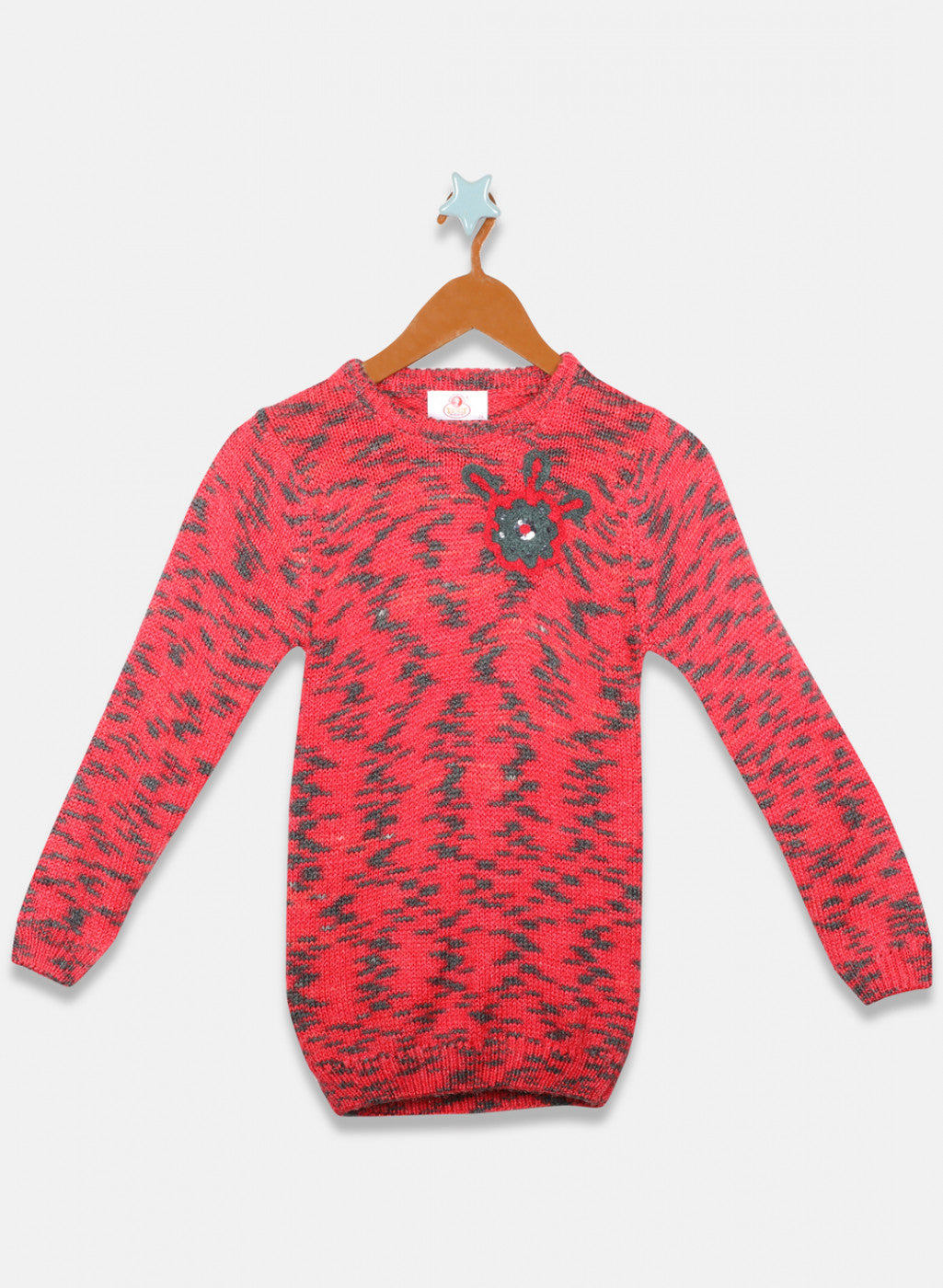 Oswal Red Girls Top