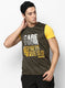 Rock.it Olive Round Neck Smart Fit T-Shirt