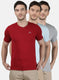 Mens Multi Color Plain T-Shirt