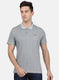 Mens Grey Printed T-Shirt