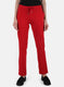 Womens Red Regular Lower