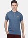 Mens Blue Plain T-Shirts