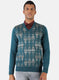 Men Sea Green Solid Pullover