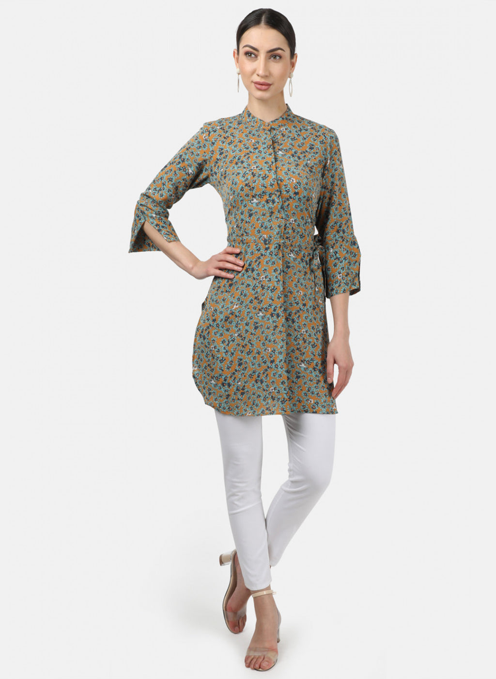 Womens Multi Color Printed Tunics