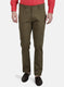 Mens Brown Printed Trousers