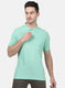 Mens Light Green Plain T-Shirts