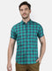 Mens Green Check Shirts
